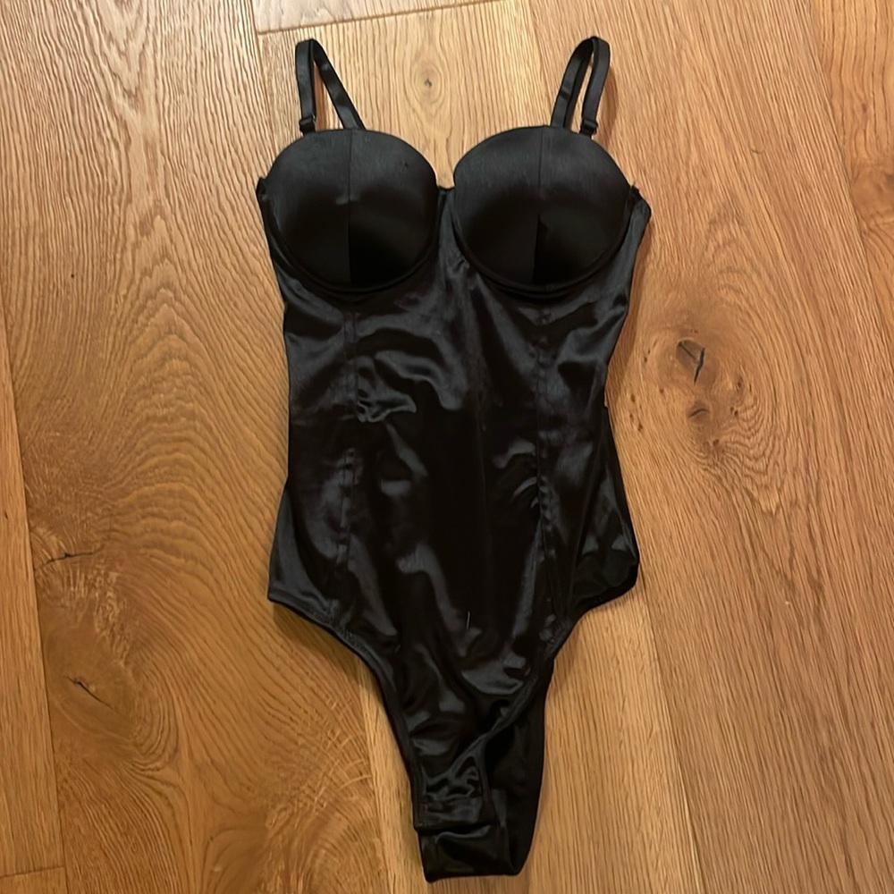 Satin bodysuit